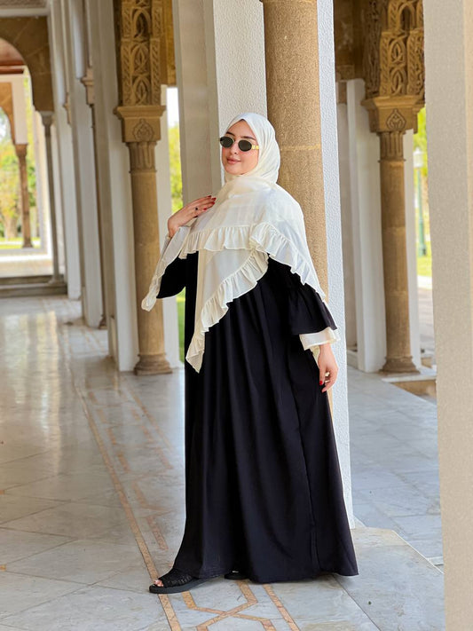 🕌 كسوة راقية قطعتين كريب روز – Beige