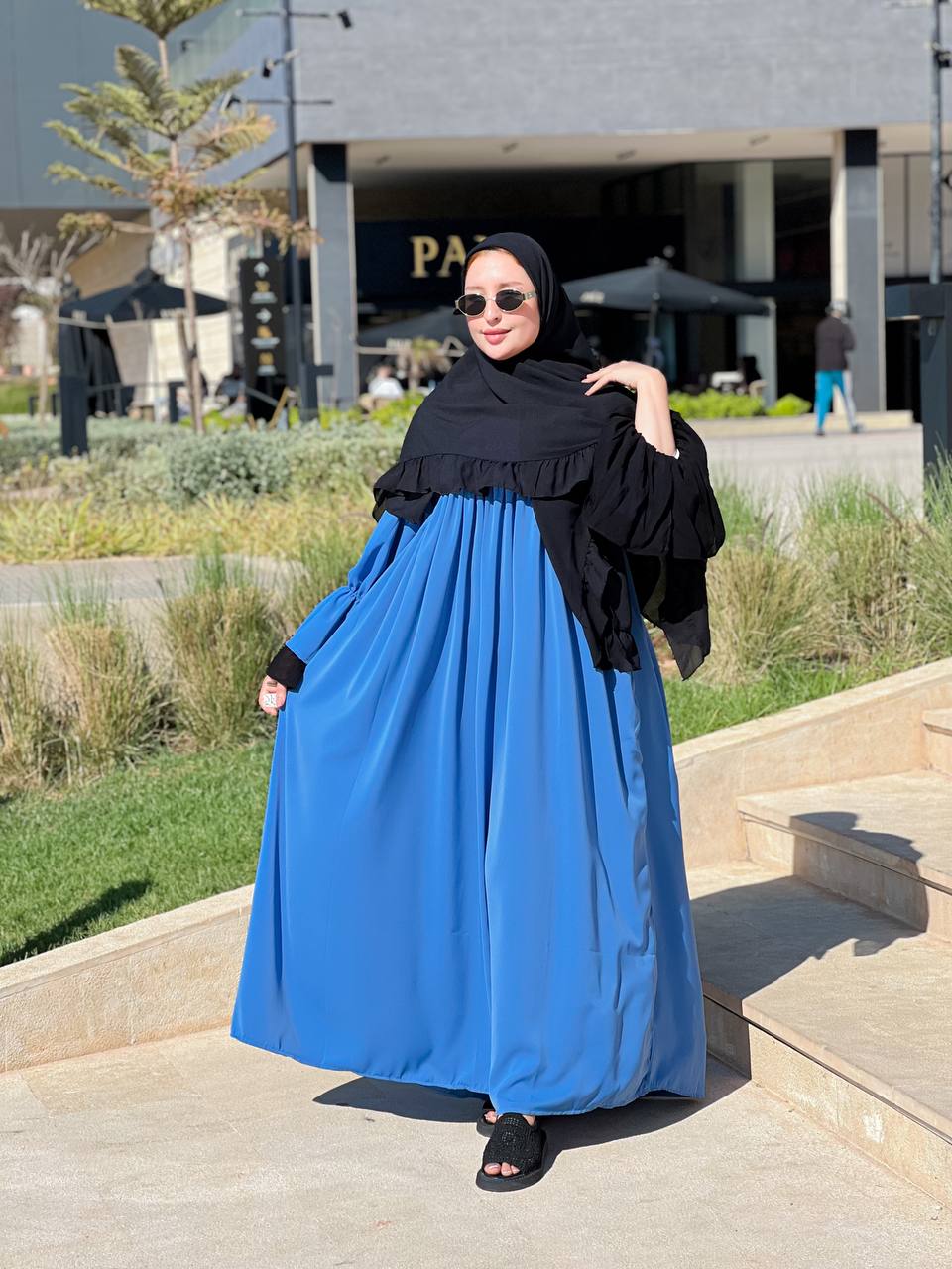 🕌 كسوة راقية قطعتين كريب روز –Rosefushia