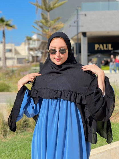 🕌 كسوة راقية قطعتين كريب روز –Rosefushia